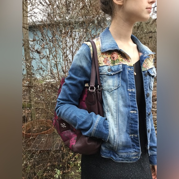 SOLD!! Coach Edie 31 Canyon Quilt Patchwork Cyclamen~OXBLOOD CALICO PRAIRIE~RARE - Picture 8 of 16